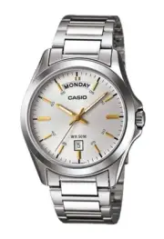 Casio Classic Silver Dial Dress Quartz Men's Watch MTP-1370D-7A2