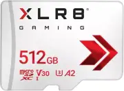 PNY XLR8 Gaming 512 GB Class 10 U3 V30 A2 microSDXC Flash Memory Card, Read spee