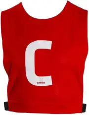 Summit Netball Bibs Team Set, Red
