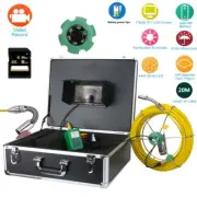 7" LCD Waterproof Drain Pipe Sewer Inspection Camera System DVR 8GB IP68 New