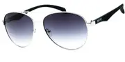 Kenneth Cole KC1318 10B Men's Sunglasses Silver Size 58