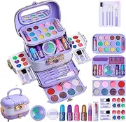 Kids Makeup Sets for Girls - Make Up Set Kids | Washable Girls Make Up Set | Kids Makeup Kit | Princess Toys Real Cosmetic Set | Makeup for Little Girls | Kids Makeup Sets for Girls Teenagers