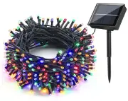 2x 200 LED 20.9M MULTI COLOUR SOLAR XMAS WEDDING FAIRY STRING LIGHTS(2 sets)