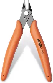 KATA 5 Inch Wire Cutters, Mini Flush Cut Wire Cutter Pliers, Precision Micro