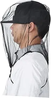 NAMOARLY 2Pcs Outdoor Head Net for Insect Protection Dust Cap Face Mesh for Hiking Camping and Fishing Black Mosquito Netting for Summer Activities