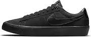 [Nike] Mens SB Blazer Low GT DC7695 003 Triple Black - Size 8