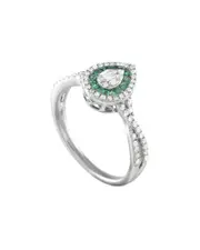 Gemstones 14K 0.65 ct. tw. Diamond & Emerald Ring