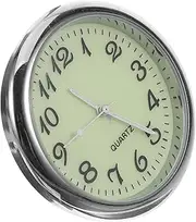 CHILDWEET Car Clock Clocks Pendulum Auto Clock Small Mini Retro Dashboard Clock Tiny Clock Car Stick on Clock Small Digital Clock Small Digital Battery Operated Small Clock Truck Clock Glass