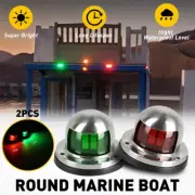 AUXITO LED Navigation Lights Marine Bow Light for 1x Boat Pontoon Red + 1x Green