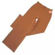 NWT SPANX 50239R AirEssentials Wide Leg in Butterscotch Airluxe Pants L