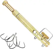 PUCHEN Fishing Hook Tying Tool, Rustproof Alloy, Effortless Hook Tying, Knot Fishing Tool for Ice Fishing, Sea Fishing, Kayak Fishing, Pier Fishing, Fly Fishing, 1 Piece
