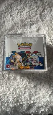 2016 Pokemon TCG:XY-Evolutions Booster box, Factory Sealed, With Acrylic Case.