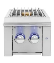 CLOSEOUT Summerset Alturi Double Side Burner w/ LED, SS, LP - ALTSB2-LP