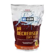Hy-Clor pH DECREASER DRY ACID 3kg SOFT PACK Balance Water LiquidAcid Alternative