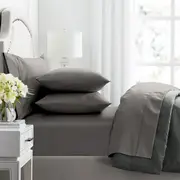 Renee Taylor 1000 Thread Count Egyptian Cotton sheet Set -Pewter