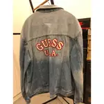 二手美品 GUESS  ASAP OVERSIZE 聯名限量牛仔外套 MADNESS WTAPS WISDOM