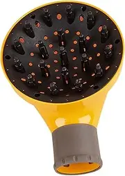 koolsoo Hair Diffuser Diffusers Attachment for Dryer Styling Accessories Travel Blow Dryer Diffuser Hairstyling Tool for Salon, Yellow