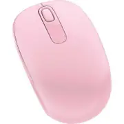 Microsoft 1850 Mouse - Radio Frequency - USB - Optical - Light Orchid - Wireless