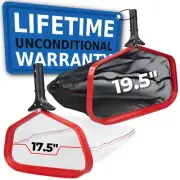 ProTuff Silt & Leaf Rake Bundle - Unlimited Free Replacements - 2-Items: 19 I...