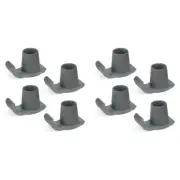 8 Pcs Walker Ski Glider Replacement Kit - -Slip Plastic Walking Aid Parts B9X3