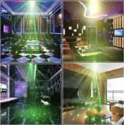 4 Mini LED Laser Projectors Stage Lighting Party Club Remote Control SET of 4!!