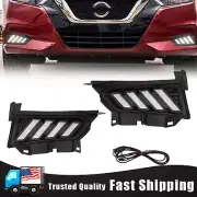 For 2020-2022 Nissan Versa LED DRL Daytime Running Light Turn Signal Fog Light (for: Nissan)