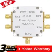 10M-3GHz RF Power Splitter Clock Distributor 1 IN 4 OUT with SMA Connector