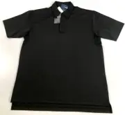 LARGE PROPPER MENS I.C.E. PERFORMANCE POLO S/S SHIRT F5341 PATCH REMOVED BLACK