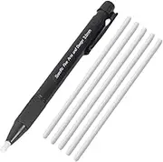 Retractable Eraser, Precision Eraser Tool for Drawings, Extendable 3.8 mm Eraser Pen with 5 Refills for Children, Adults, School, Technical Drawing, Writing, Sketching