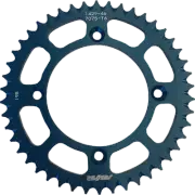 Sunstar - 5-142946BL - Works Triplestar Aluminum Rear Sprocket, 46T - Blue