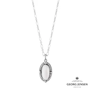 【Georg Jensen 喬治傑生】2004 HERITAGE 吊墜(純銀 月光石 項鍊)