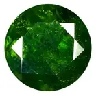 4.11 ct Round Cut (10 x 10 mm) Unheated / Untreated Green Chrome Diopside