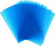 LAPYAPPE 10Pcs Gel Light Filter Sheets for Photography Transparent Color Film for LED Lighting Video Color Correction Clarity and Eye Movement Control