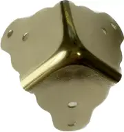 ONE (1) Trunk Corner Clamp Brass Plated, Steamer, Chest, Tool Box Hardware Parts