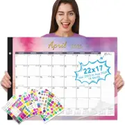 Desk Calendar 2025-2026, Large 22"x17" Monthly Calendar, Mar 2025 - Aug 2026,...