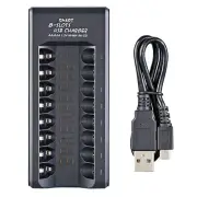 1.2V 8 Slots USB Electric Battery Charger for AA/AAA Ni-MH/Ni-Cd Rechargeable