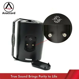 【免運】Anaccord 雅那歌音響 揚聲器系統 8吋壁掛式音響 懸掛式喇叭 IPX66防水喇叭 重低音音響喇叭 電視喇叭內含變壓器 (DG-80T)