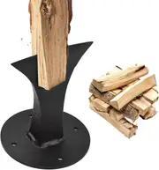 Firewood Log Splitter, Heavy Duty Firewood Small Manual Log Splitter for Small Fireplace Wood Stove 110*100*145mm