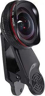 DOITOOL 2pcs No Distortion Wide Angle Macro Lens for Smartphone Black Mobile Phone Camera Lens for Professional Photography for Detailed Close-ups