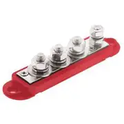 Jaylec 4 Point Base Busbar Red Max 210 Amp 5/16' Term Post - BB4210R
