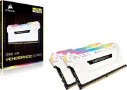 Corsair Vengeance RGB PRO 16GB (2x8GB) DDR4 2666MHz C16 RAM Kit - White