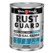 White Knight 1L Cold Gal Silver Rust Guard Primer Paint