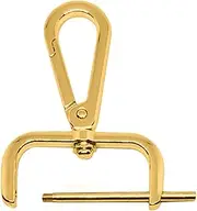 [Perfeclan] 2x Snap Hook Swivel Clasp Swivel Snap Hook Clip Detachable Sturdy Craft Trendy Replacement Backpack Buckle Bag Strap Hardware