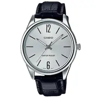 在飛比找PChome24h購物優惠-CASIO卡西歐 簡約數字大錶面男錶-銀面x47mm MTP