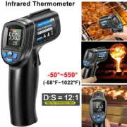 Laser Infrared Thermometer Food Digital Temperature Gun Smoker Pizza BBQ Sensor
