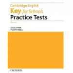 CAMBRIDGE ENGLISH KEY FOR SCHOOLS PRINT PRACTICE TESTS WORKBOOK WITHOUT KEY