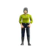 Bruder Licensed 1:16 Scale Woman With Light Skin In Dark Blue Jeans Action Toy Figure
