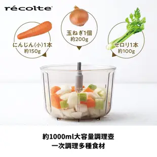recolte Combo食物調理機/ 白/ RCP-6-W