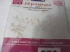 NOS - DMC Pre-packaged 14 count Aida Arabesque design on white fabric