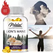 Lion's Mane 1000mg - Focus & Immune Support, Boost Brain, Memory, Mental Clarity
